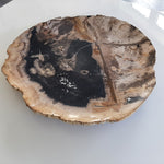 Schale aus versteinertem Holz Ø ca. 360mm