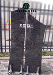 Doppelstele "Kreuz" aus Steel Grey